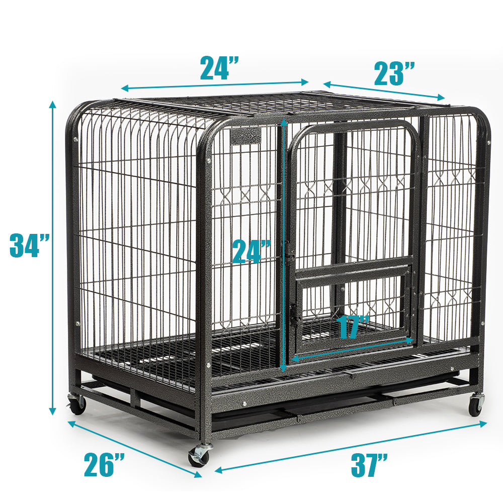 37" Heavy Duty Dog Kennel FluffyPaw