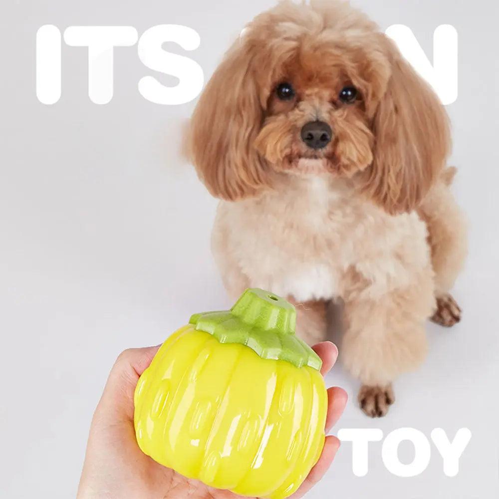 FluffyPaw Cute Veggie Squeaky Dog Chew Toy