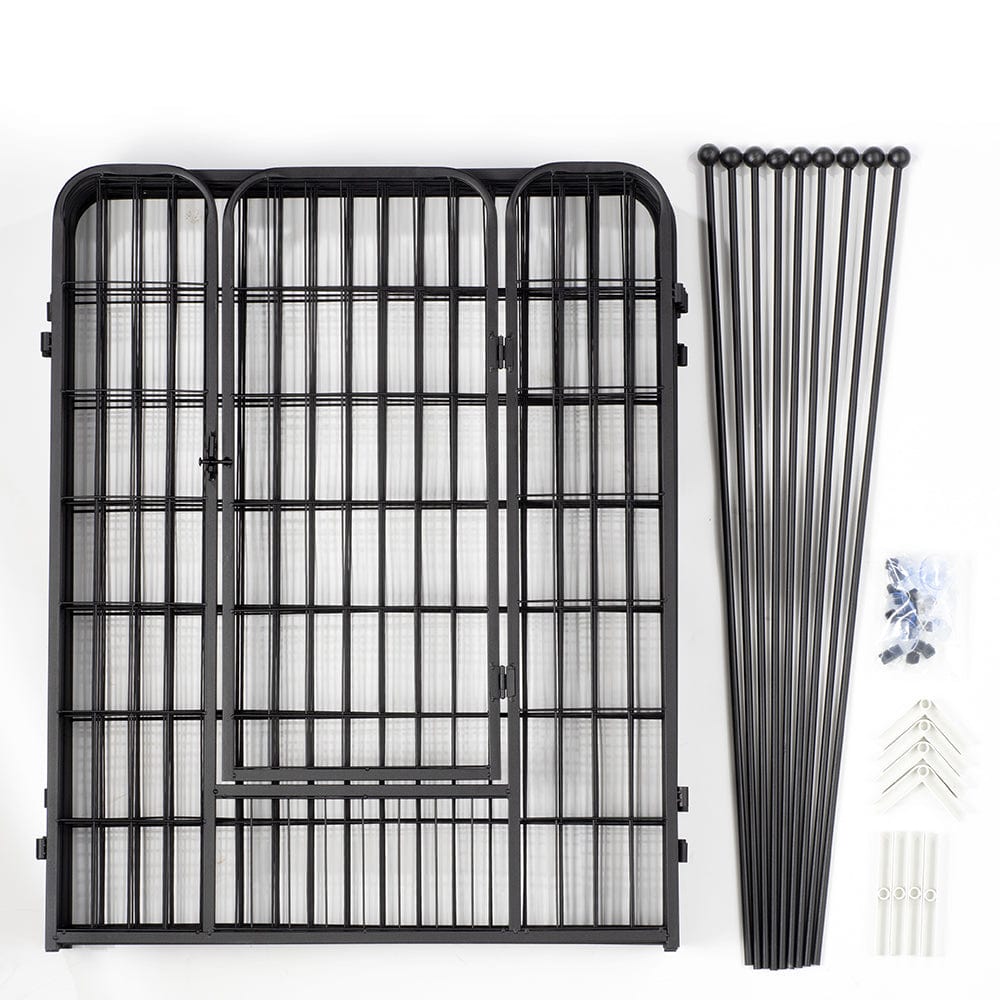 FluffyPaw Heavy Duty 8 Panel Dog Playpen 40"