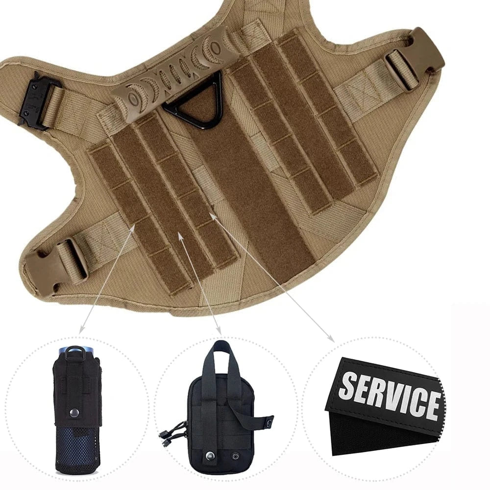 FluffyPaw Large Dog Harness and Leash Set for Medium & Large Dogs