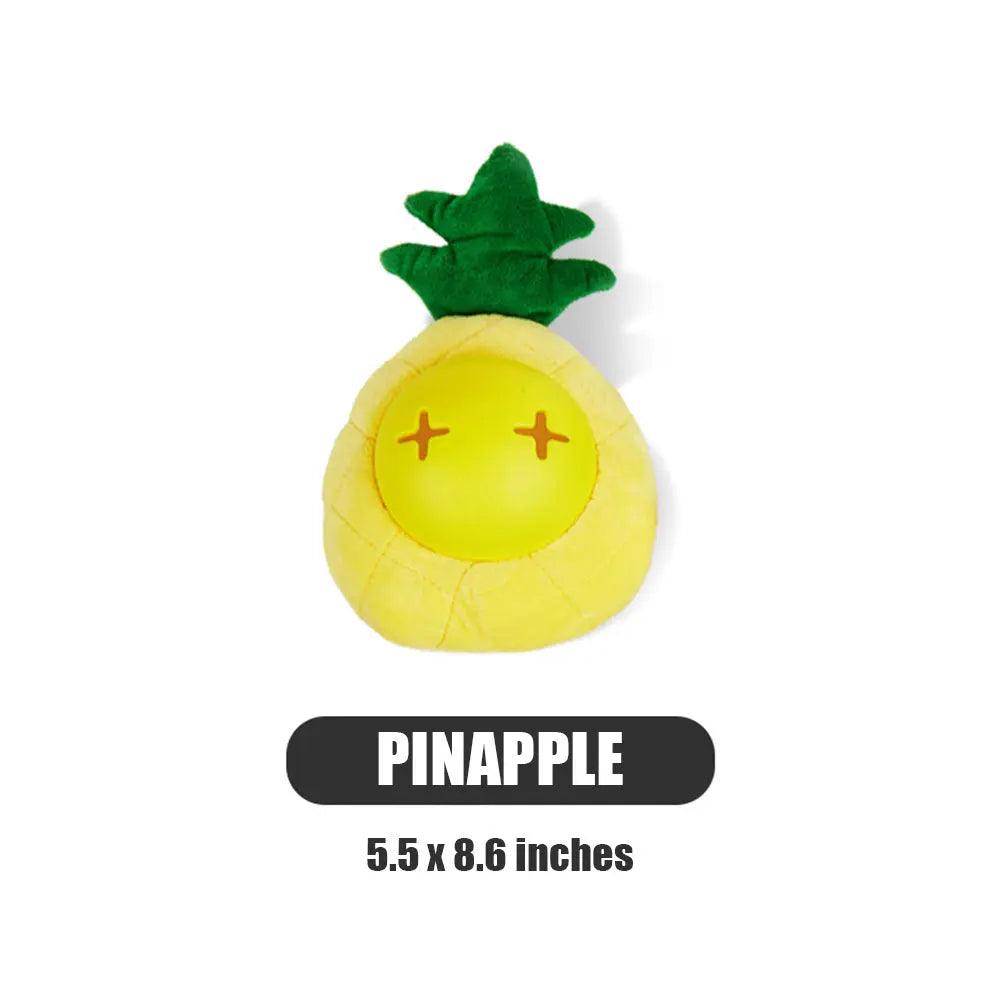 FluffyPaw Premium Dog Treat Dispenser Toy Pineapple