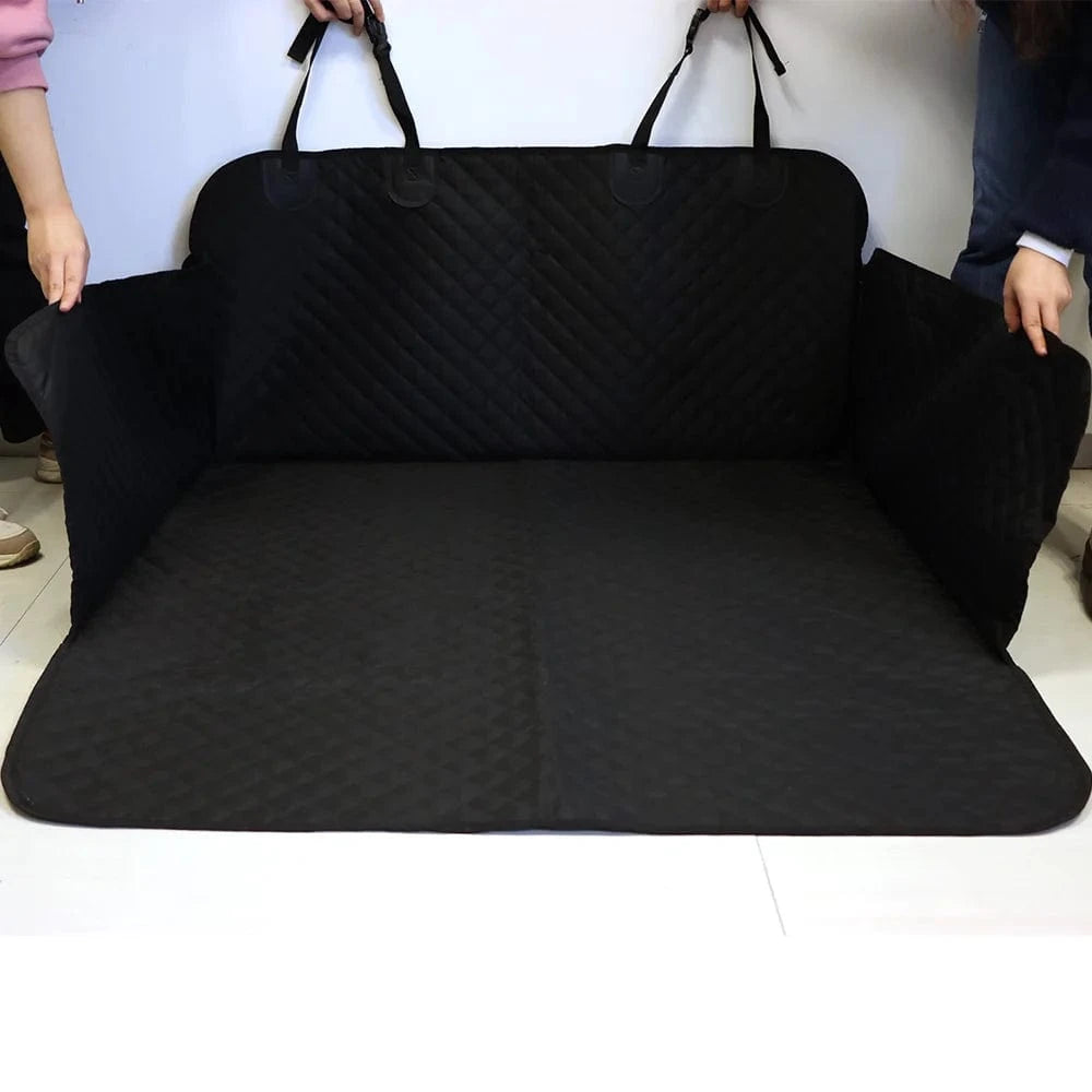 FluffyPaw Waterproof Dog Car Seat Cover & Trunk Mat – SUV Cargo Liner Black / 105X155Cm