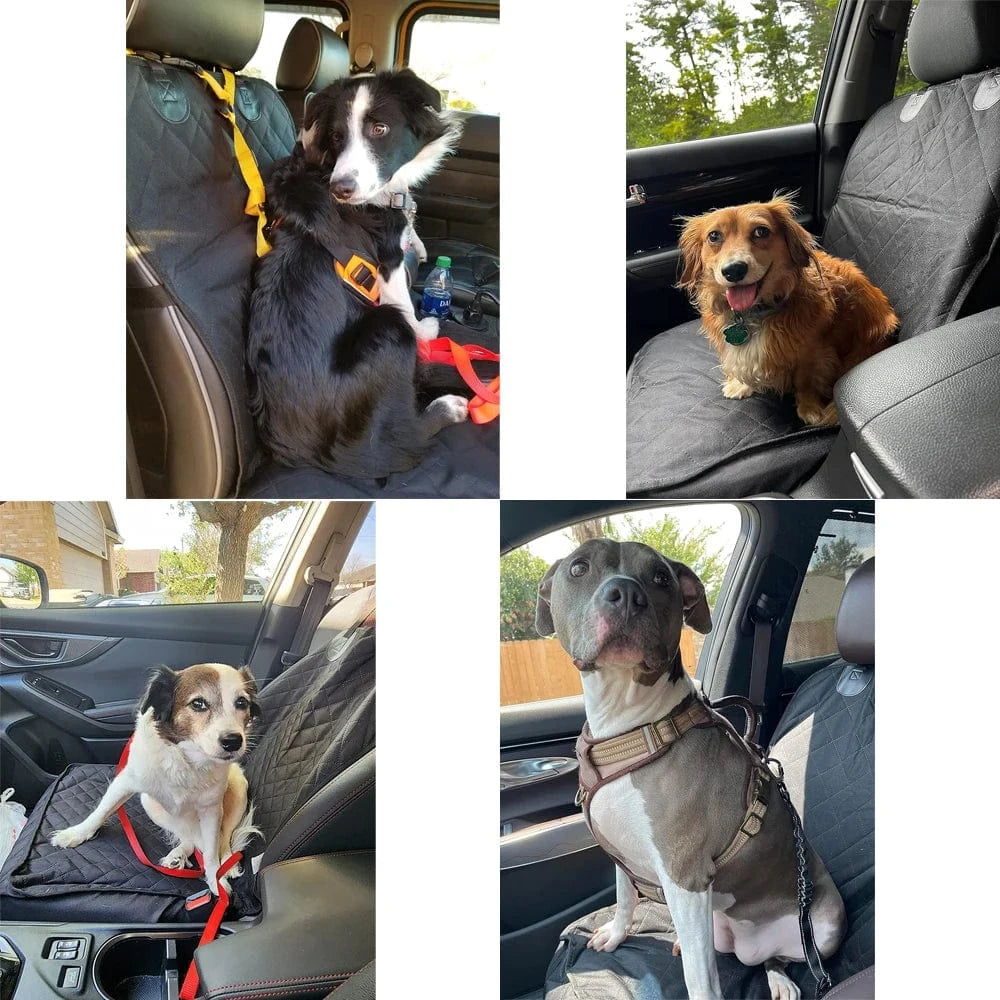 FluffyPaw Waterproof Dog & Cat Car Front Seat Cover for Cars & SUVs