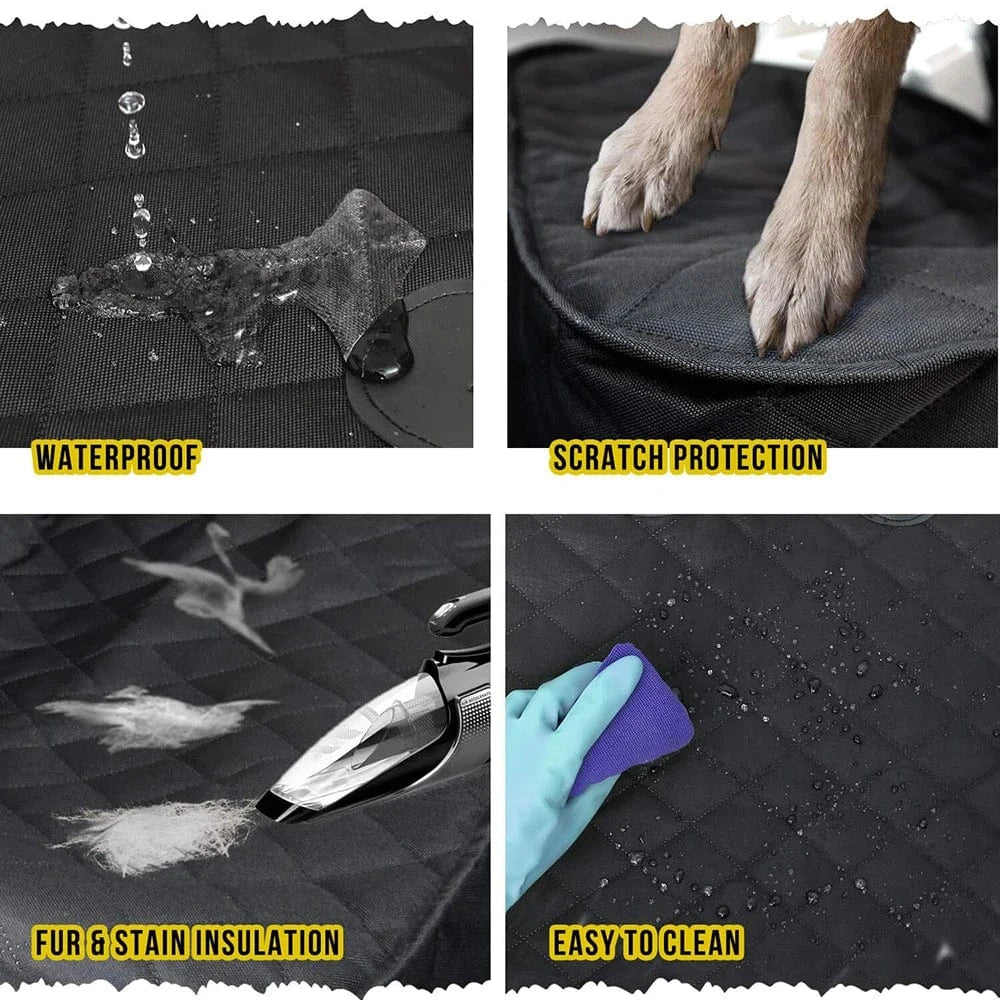 FluffyPaw Waterproof Dog & Cat Car Front Seat Cover for Cars & SUVs