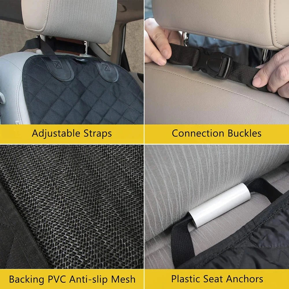 FluffyPaw Waterproof Dog & Cat Car Front Seat Cover for Cars & SUVs