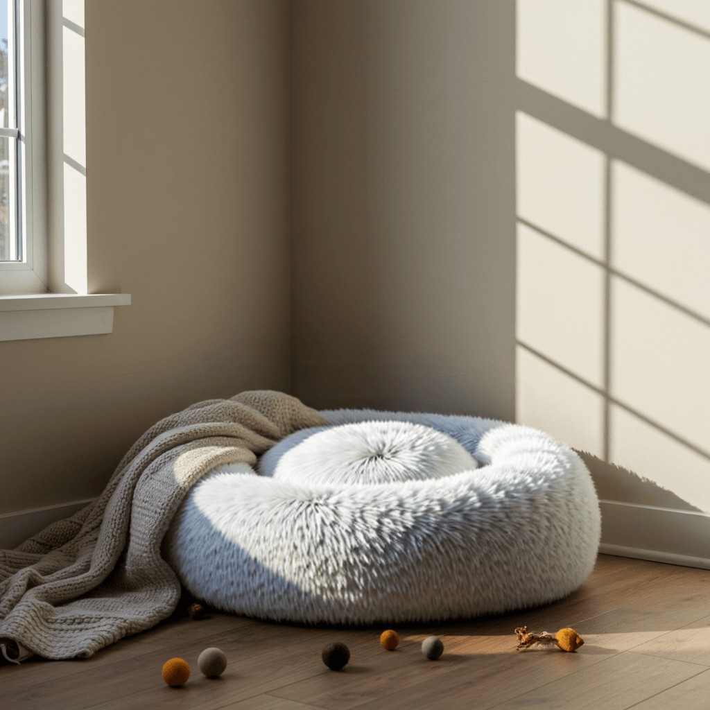 Donut Dog Bed - FluffyPaw