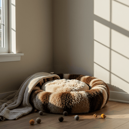 Donut Dog Bed - FluffyPaw