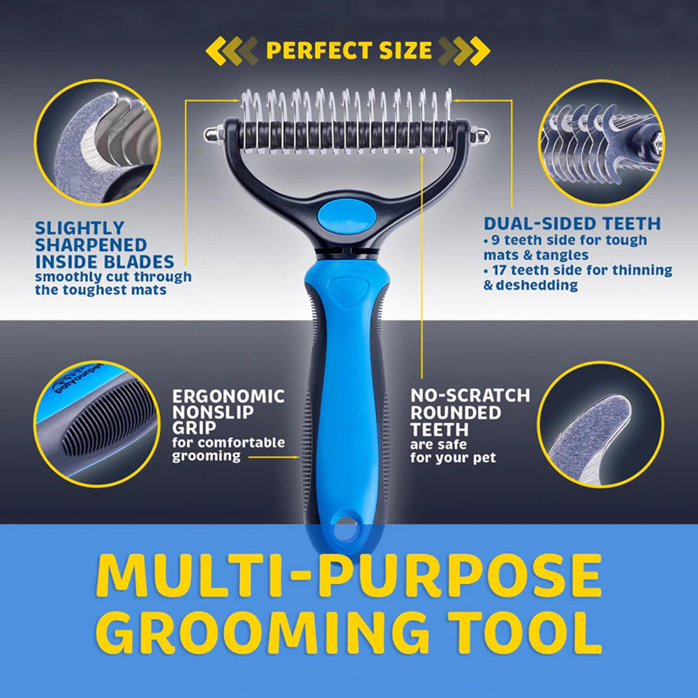 Dog DeShedding Grooming Brush