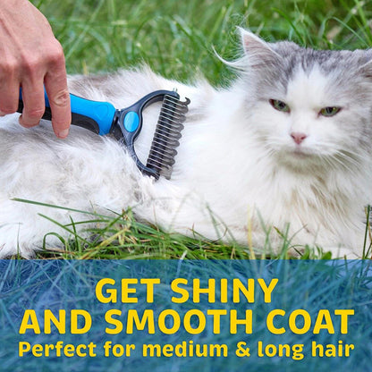 Dog DeShedding Grooming Brush