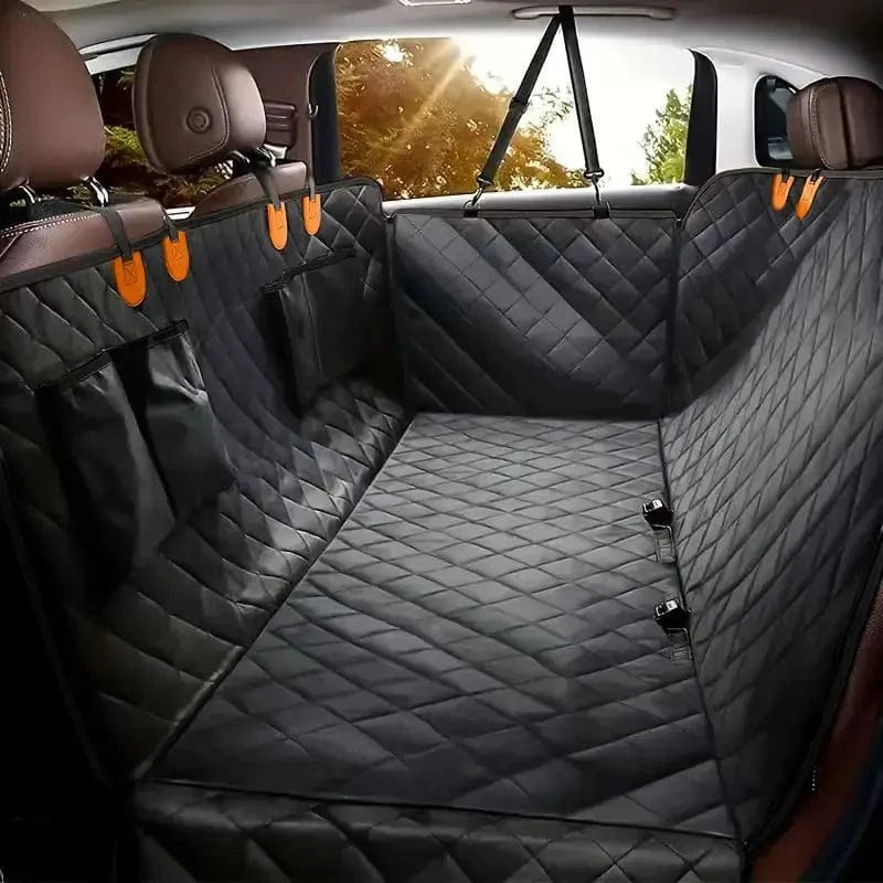 FluffyPaw 100% Waterproof Dog Car Seat Cover – Scratch Proof & Nonslip Grad Yellow