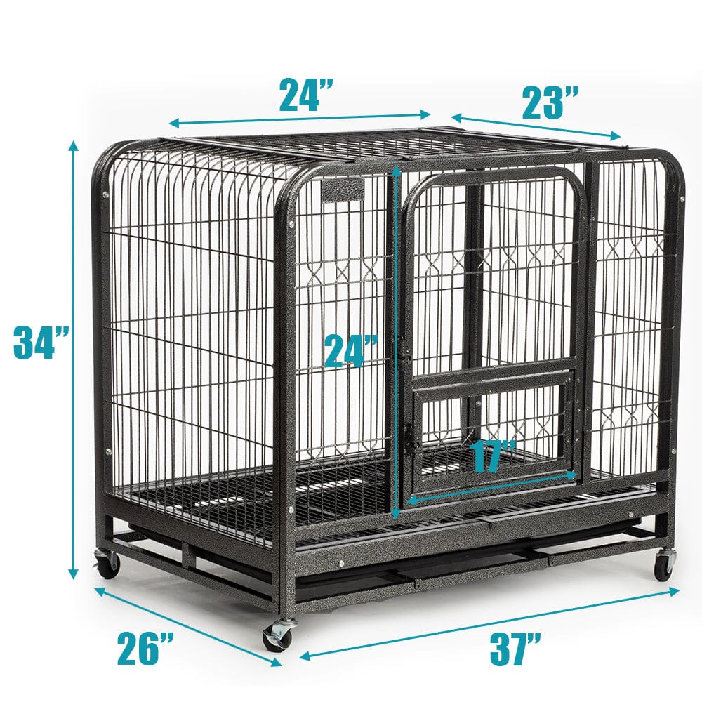 FluffyPaw 37" Heavy Duty Dog Kennel