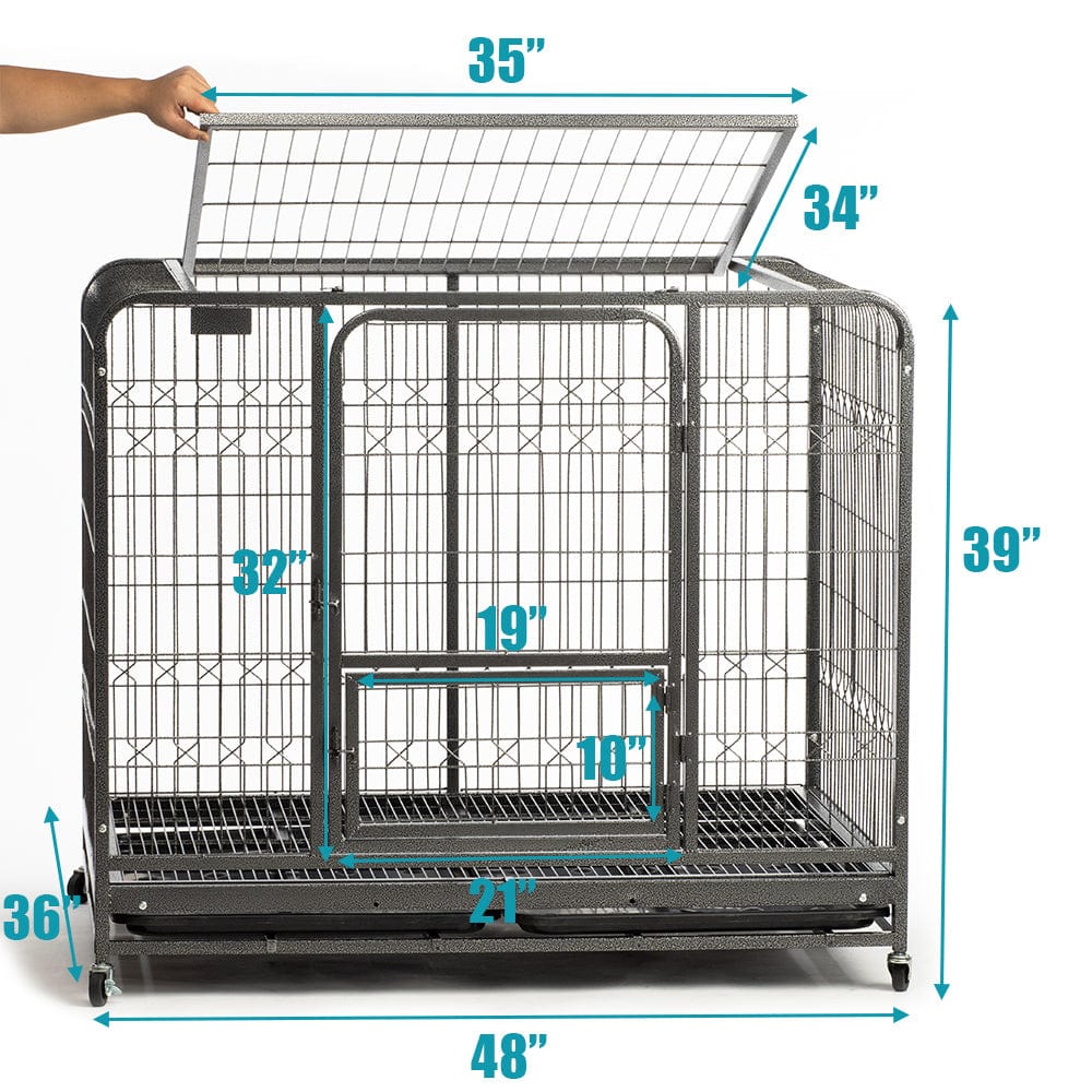 FluffyPaw 48" Heavy Duty Dog Kennel