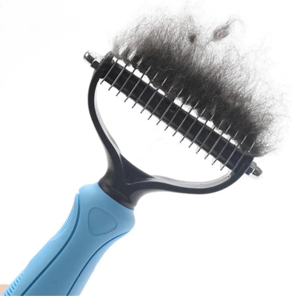 FluffyPaw Dog DeShedding Grooming Brush