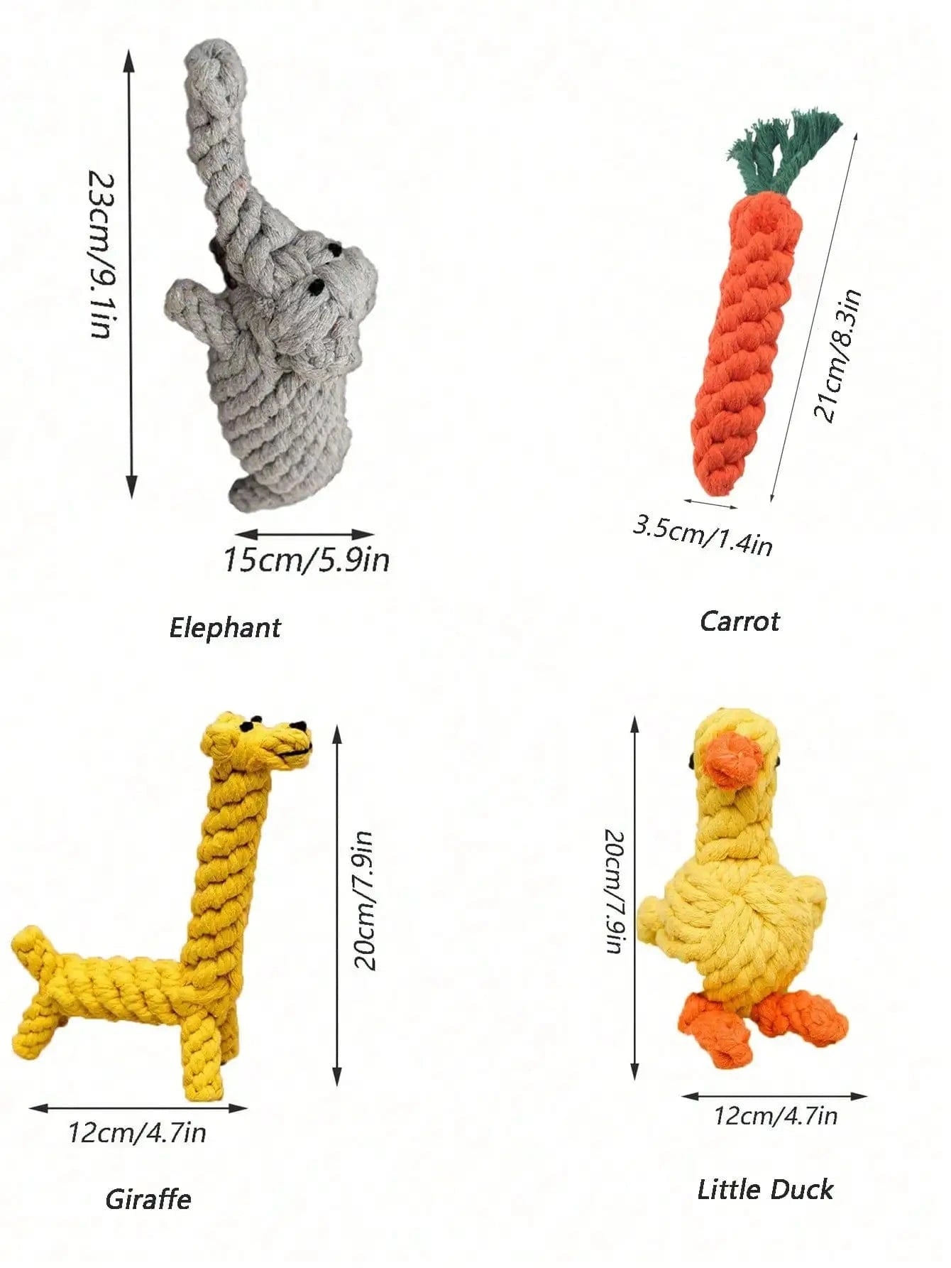 FluffyPaw Durable Cotton Rope Dog Toy – Hand-Woven for Small & Medium Dogs