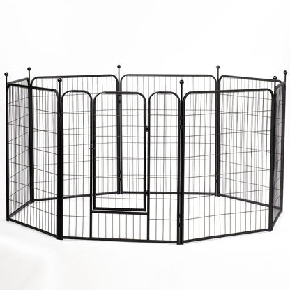 FluffyPaw Heavy Duty 8 Panel Dog Playpen 40"