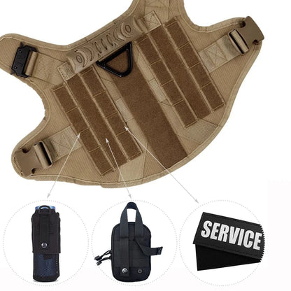 FluffyPaw Large Dog Harness and Leash Set for Medium & Large Dogs