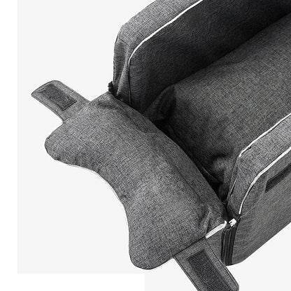 FluffyPaw Portable Dog Car Seat – Central Seat Carrier for Small Pets