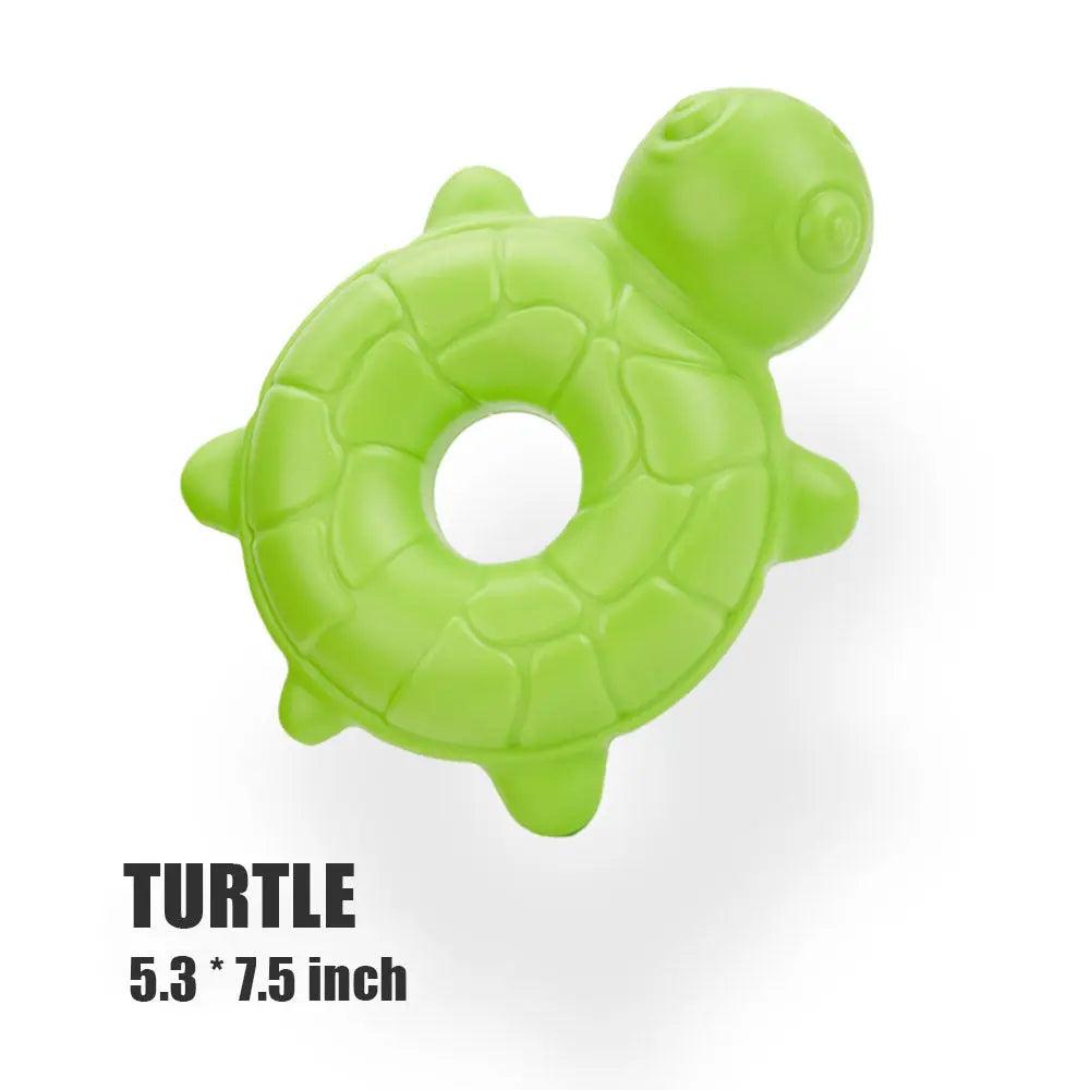 FluffyPaw Premium Cute Squeaky Dog Chew Toy Turtle