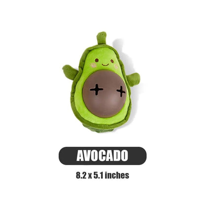 FluffyPaw Premium Dog Treat Dispenser Toy Avocado