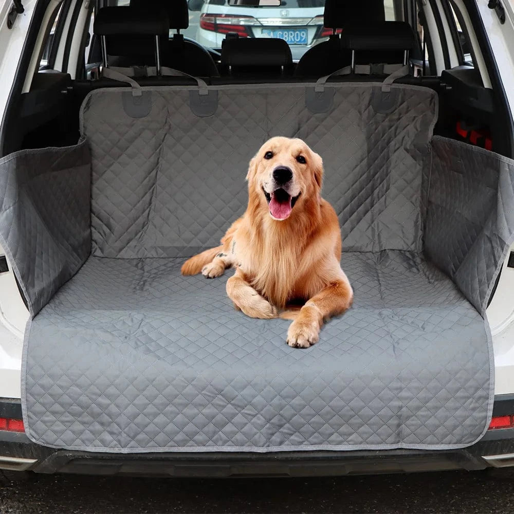 FluffyPaw Waterproof Dog Car Seat Cover & Trunk Mat – SUV Cargo Liner