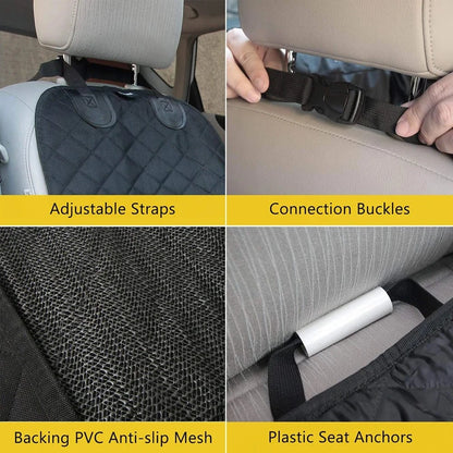 FluffyPaw Waterproof Dog & Cat Car Front Seat Cover for Cars & SUVs