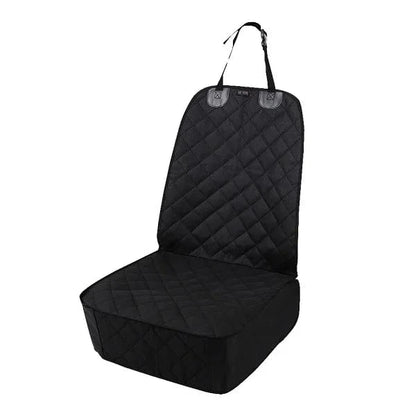 FluffyPaw Waterproof Dog & Cat Car Front Seat Cover for Cars & SUVs Black / 106X50Cm