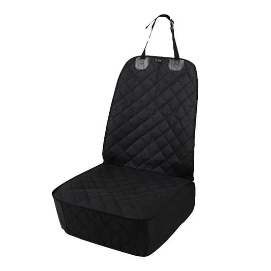 FluffyPaw Waterproof Dog & Cat Car Front Seat Cover for Cars & SUVs Black / 106X50Cm