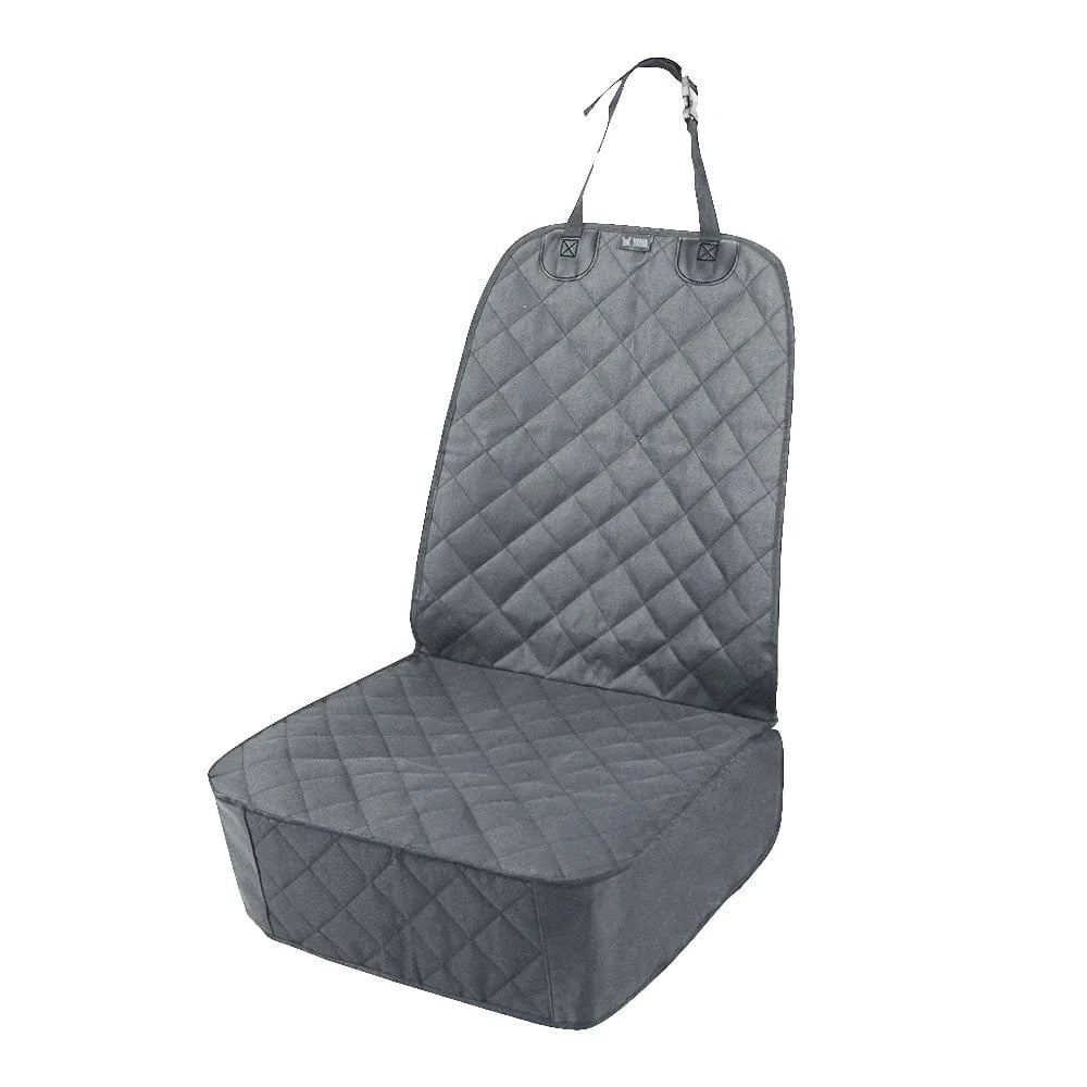 FluffyPaw Waterproof Dog & Cat Car Front Seat Cover for Cars & SUVs Gray / 106X50Cm